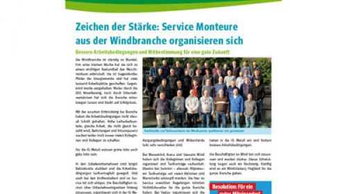 Windinfoblatt Ausgabe 8 Januar 2015