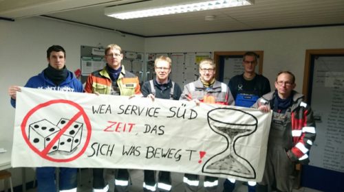 Ein Banner geht auf die Reise….