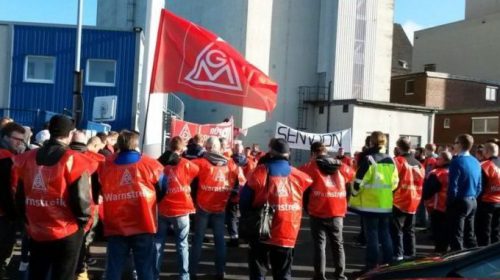 Senvion im Warnstreik