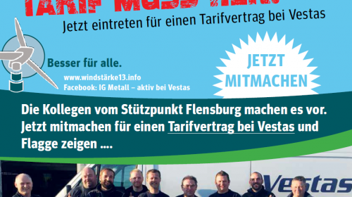 Wir für mehr - Tarif muss her!